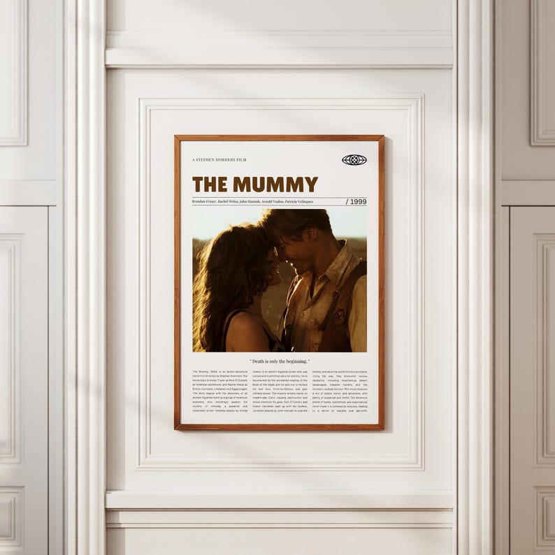 The Mummy, , Retro Movie Poster, Custom Movie Poster image 5