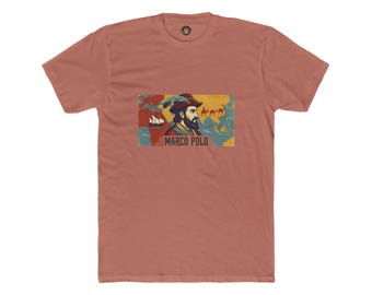 Marco Polo Portrait T-Shirt | Vintage Explorer Grafik-T-Shirt