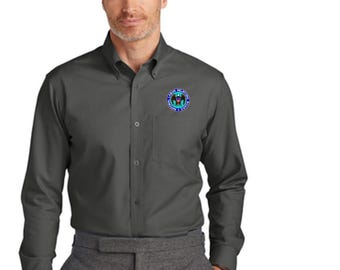 NLRB -Brooks Brothers faltenfreies Stretch Pinspitze Spreizkragen Hemd