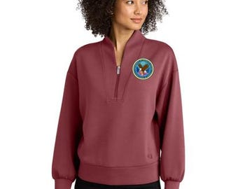 Damen Abteilung für veteranen angelegenheiten Transcend 1/4 Zip