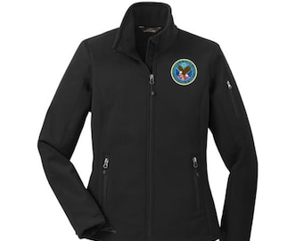 Damen Dept of stal of veteransbehälters robuste Ripstop Softshell Jacke EB535