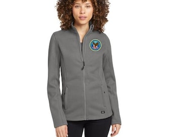 Damen Dept of veteransbehälters Grit Fleece Jacke LOG727