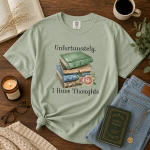 Bokhylla-T-shirt, bokliga komfortfärger-T-shirt, poet Core Reader-T-shirt, litterär gåva för bokälskare och författare