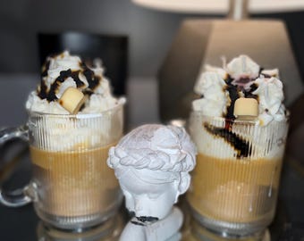Vela aromática de tiramisú: Aroma a espresso, mascarpone y cacao