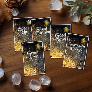 Orakelvägledning Tarot | 60 utskrivbara kort gör-det-själv