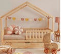 Kids Montessori House Bed - Floor Montessori Frame - Toddler Bed Frame - Montessori Cabin Bed - Platform Bedding Bed - House’s Bed product logo