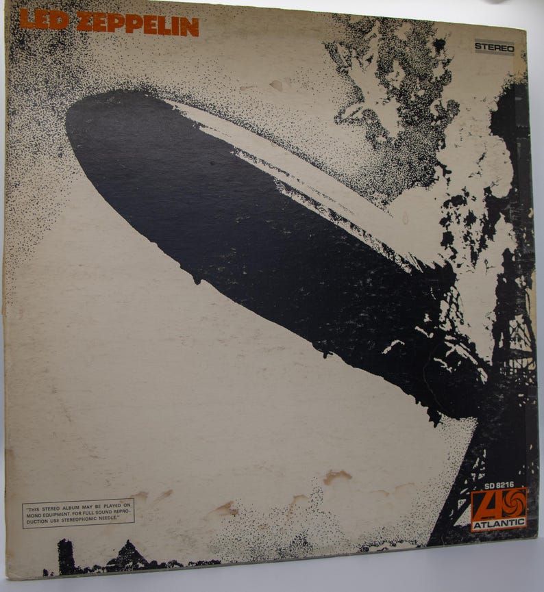 Led Zeppelin – Self-titled Debut Album (1969) • Canadian Pressing SD ...