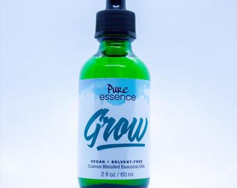 Pure Essence Grow  Custom Blended Essential Oils (2 Fl Oz / 60 Ml) - Etsy