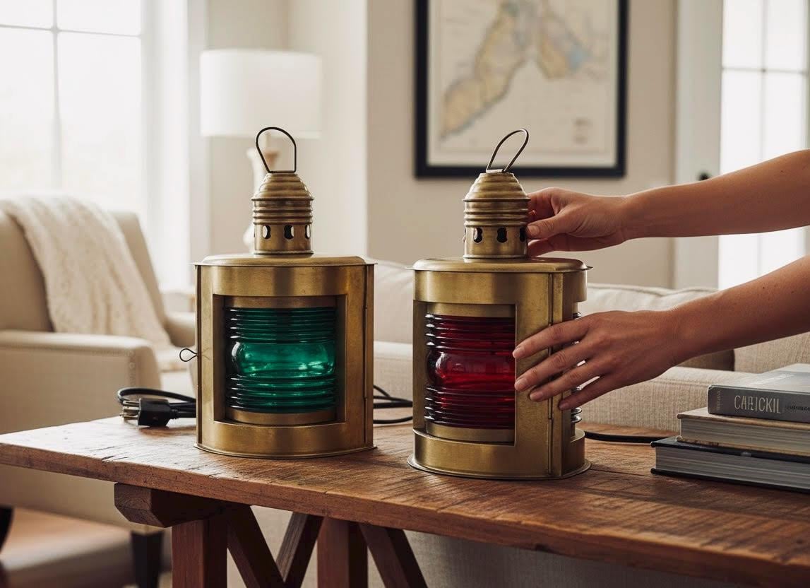 Vintage boat lamp - Etsy 日本