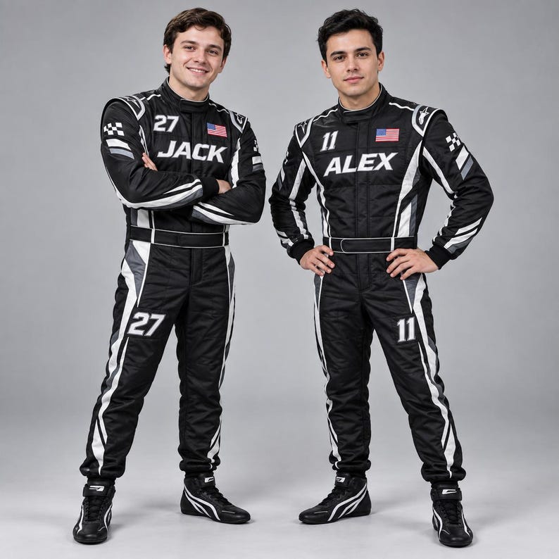 Personalized Custom Racing Suit, Go Kart Racing Suit, Team Race Outfit ...