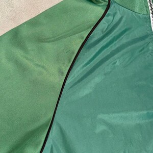 Chaqueta deportiva vintage Ben Sherman verde talla M años 90 estilo Mod Rave del Reino Unido imagen 8