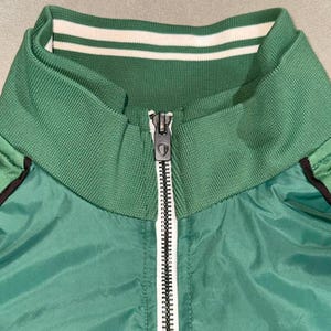 Chaqueta deportiva vintage Ben Sherman verde talla M años 90 estilo Mod Rave del Reino Unido imagen 3