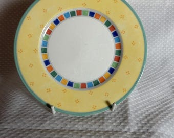 VILLEROY & BOCH Twist Alea Limone Bread Plate 7" Retired pattern Replacement Dinnerware