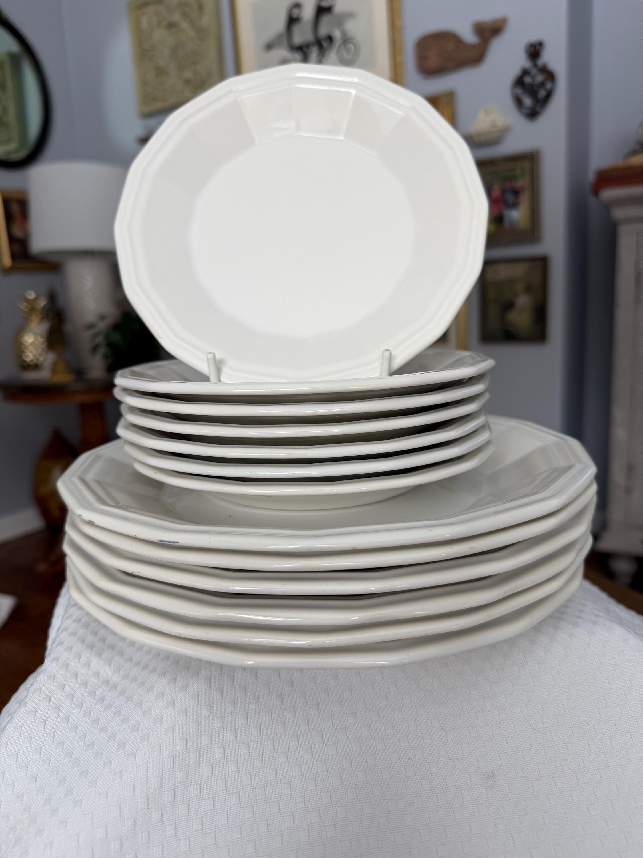 Lot de 6 assiettes creuses noir - Aya | Laguiole Cuisson