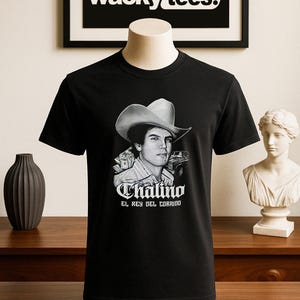 Chalino Sanchez El Rey Del Corrido Mexican Ballard Graphic Tee Shirt