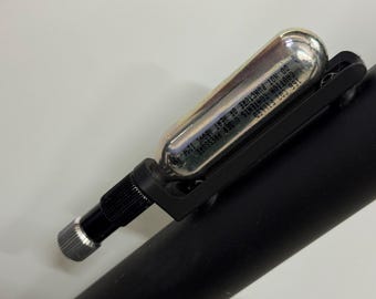 Soporte para cartucho de CO2 para portabotellas, apto para cartucho y bomba