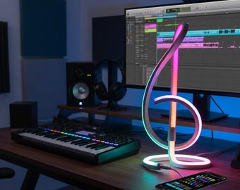 Lampa stołowa spiralna RGBIC WiFi Smart Light Synchronizacja muzyki Kompatybilna z Alexa Google Home