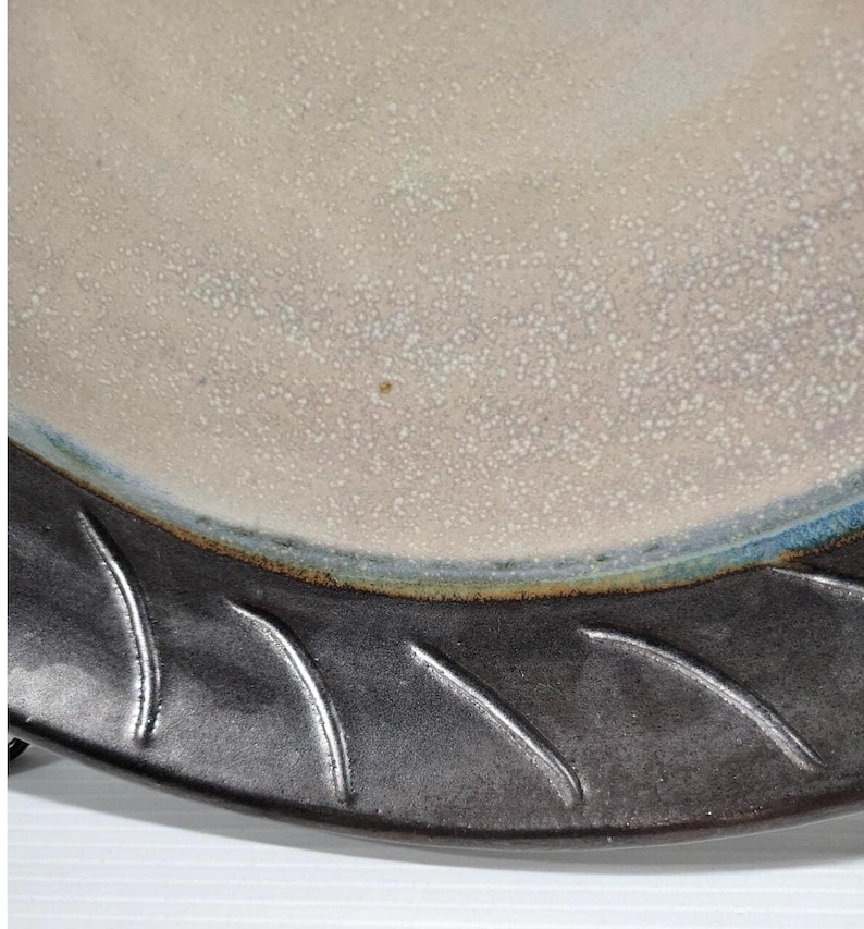 Pigeon Forge Pottery Douglas Ferguson 1998 13.5" Ceramic Platter or Centerpiece image 3