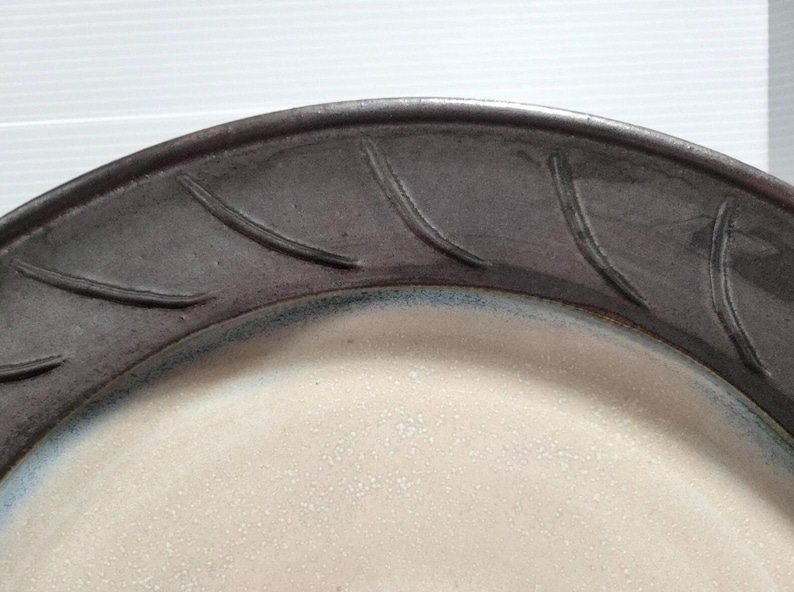 Pigeon Forge Pottery Douglas Ferguson 1998 13.5" Ceramic Platter or Centerpiece image 4