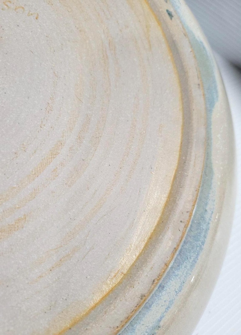 Pigeon Forge Pottery Douglas Ferguson 1998 13.5" Ceramic Platter or Centerpiece image 12