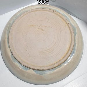 Pigeon Forge Pottery Douglas Ferguson 1998 13.5" Ceramic Platter or Centerpiece image 15