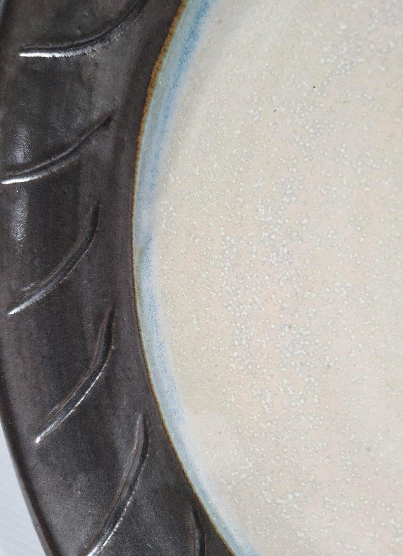 Pigeon Forge Pottery Douglas Ferguson 1998 13.5" Ceramic Platter or Centerpiece image 7