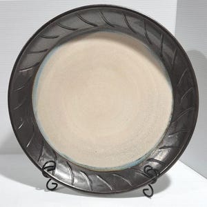 Pigeon Forge Pottery Douglas Ferguson 1998 13.5" Ceramic Platter or Centerpiece image 1