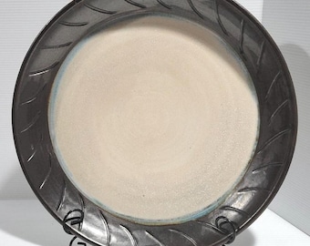 Pigeon Forge Pottery Douglas Ferguson 1998 13.5" Ceramic Platter or Centerpiece