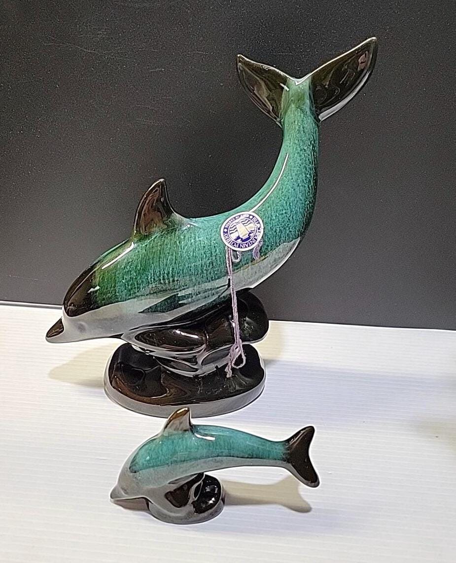 Blue Mountain Pottery Dolphin - Etsy