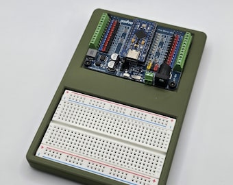 Base de prototipado impresa en 3D para la placa OSOYOO Pro Micro Shield