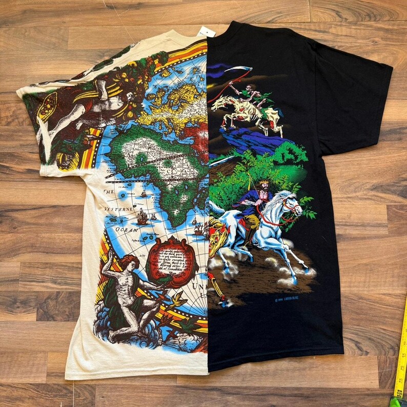 I quattro cavalieri del mondo Blu liquido Taglia grande immagine 4