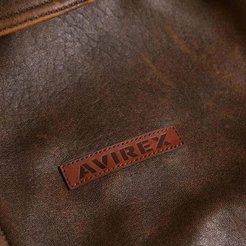 Avirex Sky Charmer New Vintage A2 Brown Leather Jacket