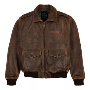 Avirex Sky Charmer New Vintage A2 Brown Leather Jacket