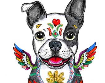 Custom Pet Portrait | Handmade Original | Coco Inspired | Remembrance tribute