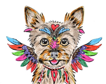 Custom Pet Portrait | Handmade Original | Coco Inspired | Remembrance tribute