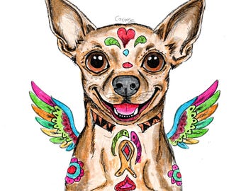 Custom Pet Portrait | Handmade Original | Coco Inspired | Remembrance tribute