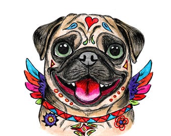Custom Pet Portrait | Handmade Original | Coco Inspired | Remembrance tribute