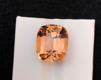 17.82 Carat Peach Topaz Gemstone, Pakistan Origin