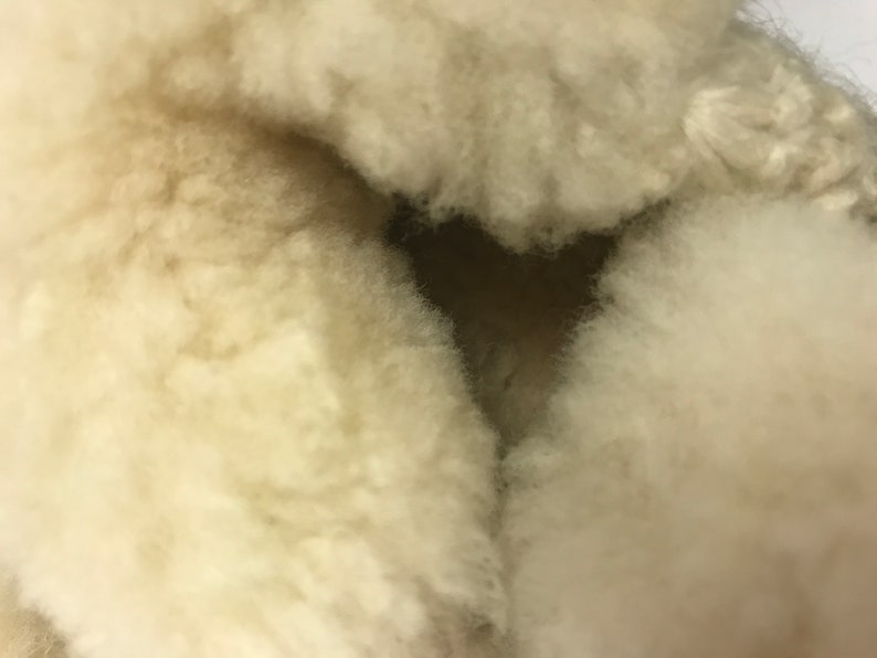 Shearling Slippers Child/'s Size 9 Handcrafted Beautiful Shearling Booties