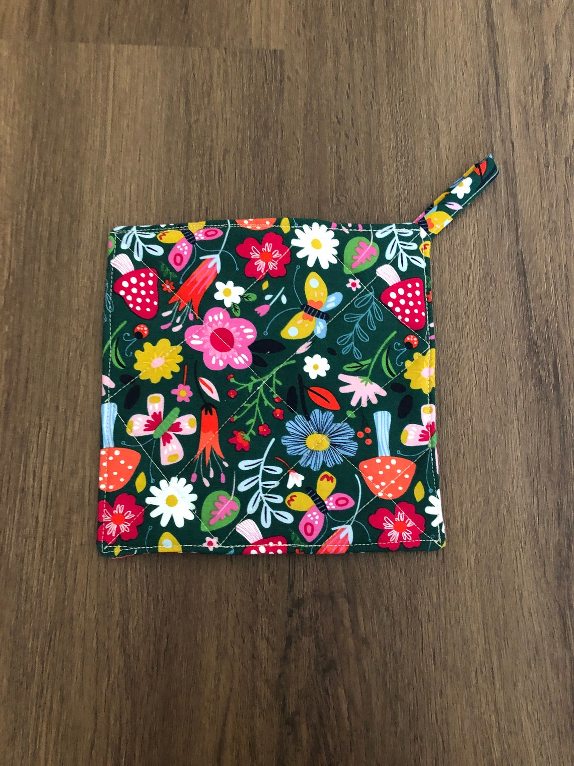 Quilted Hot Plate Holder Set Set of 2 Trivet Plate/dish Etsy UK