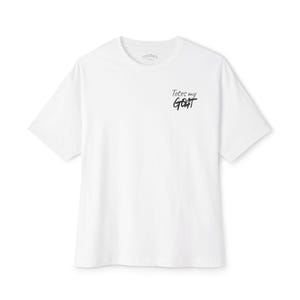 May include: White short-sleeved t-shirt with the text "Totes my GOAT" printed in black. The brand name "crestora" is printed on the upper back of the shirt. A casual, everyday garment.