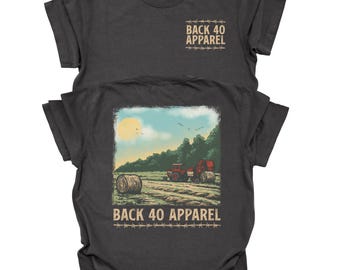 Farm Hay shirt | Hay Bale Tractor | Country Farmer Gift | Hay Baler Tshirt
