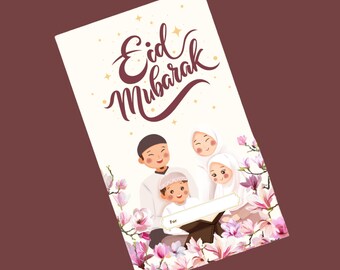 Eid Mubarak Card, Eid Money Holder, Eidi Envelopes for kids, Eid Gift Money Envelopes, Printable Eidi Cards,Eid Mubarak Gift Holder