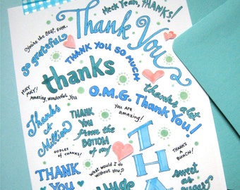 Funny Thank You Card - Thanks, OMG Thank You