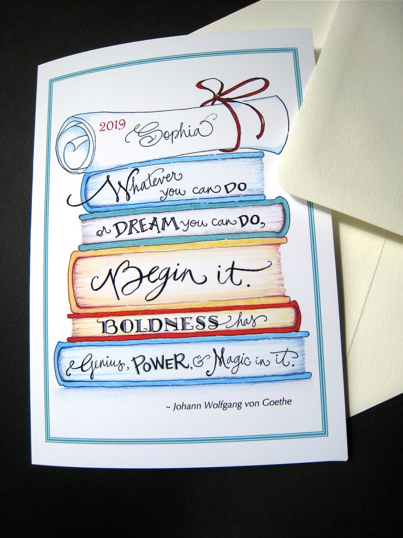 Graduation Card 2026 - Personalized Graduation - Inspirational ...