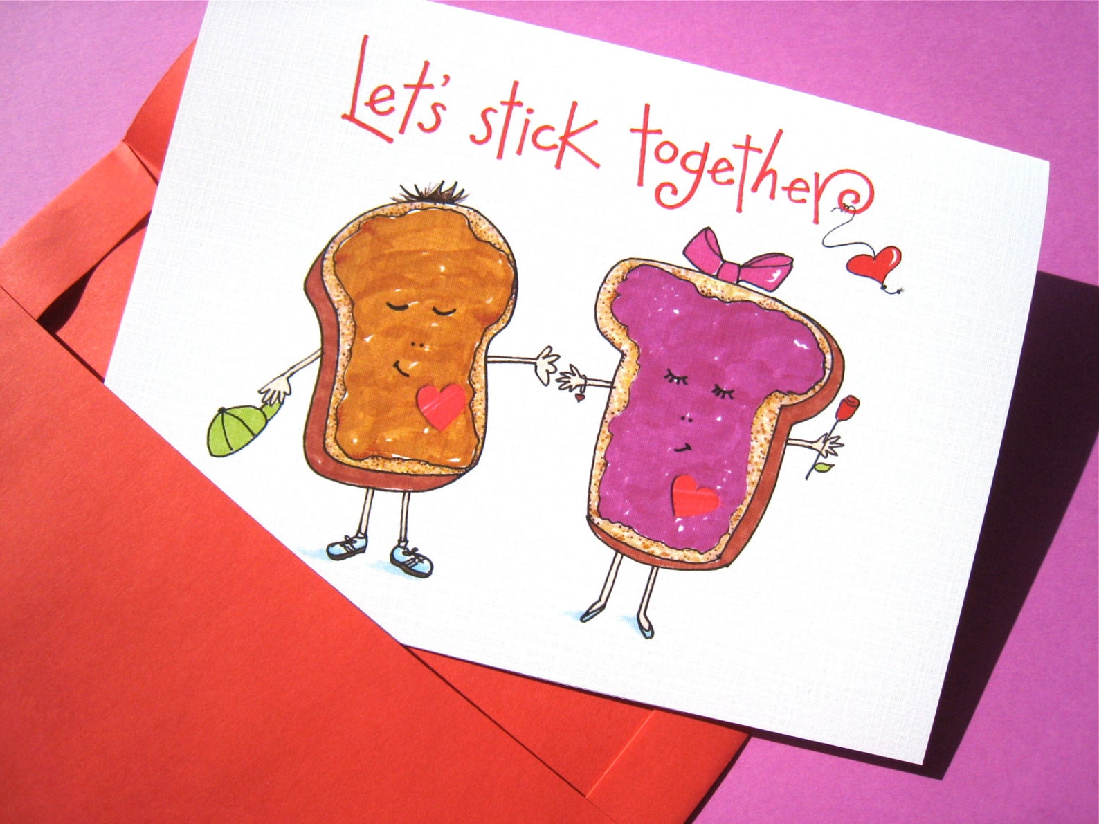 Peanut Butter and Jelly Card Funny Valentine Card Funny Etsy Australia