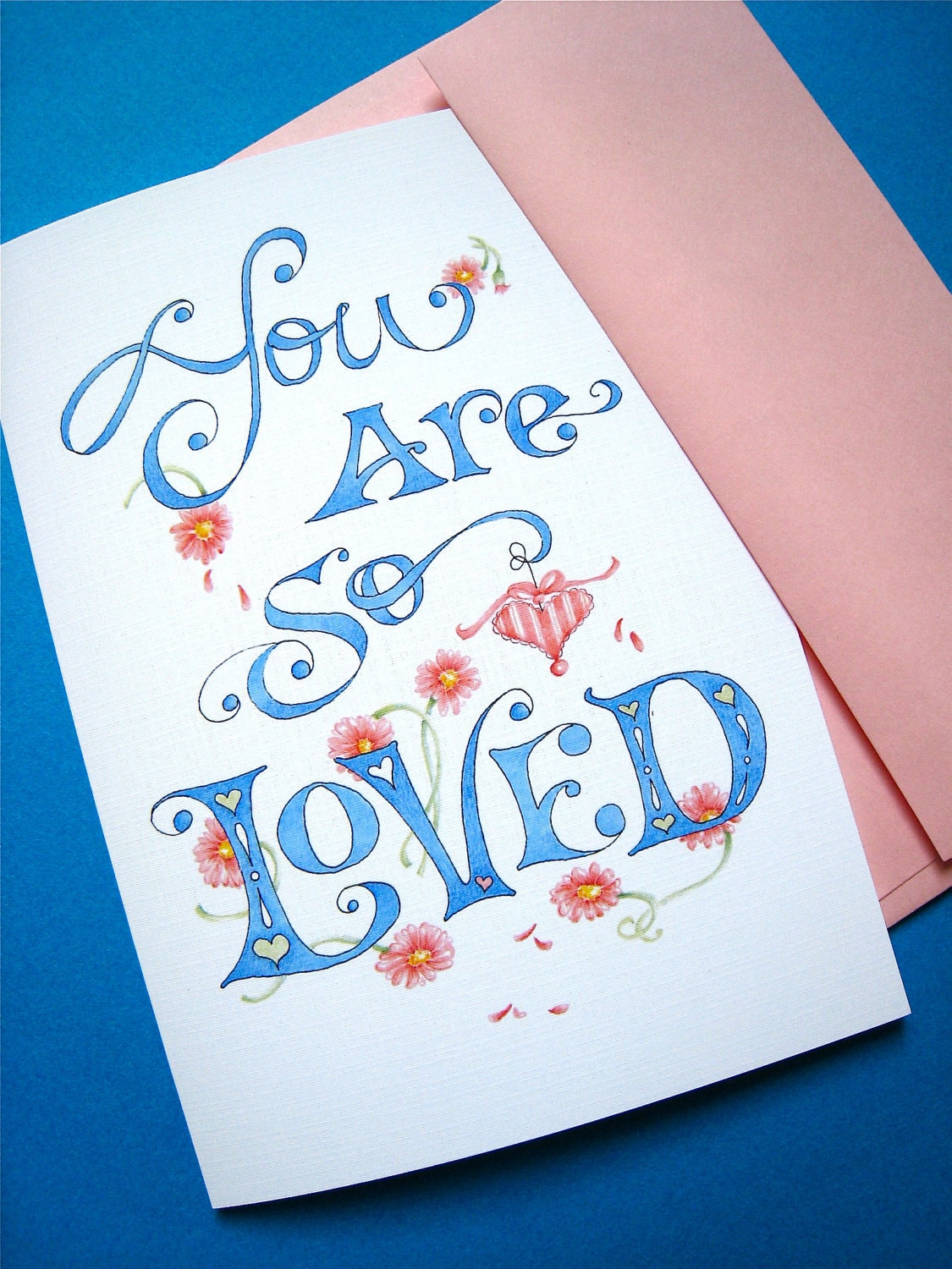 You Are So Loved Card - Love Card for Her - Valentine Card - Get Well…