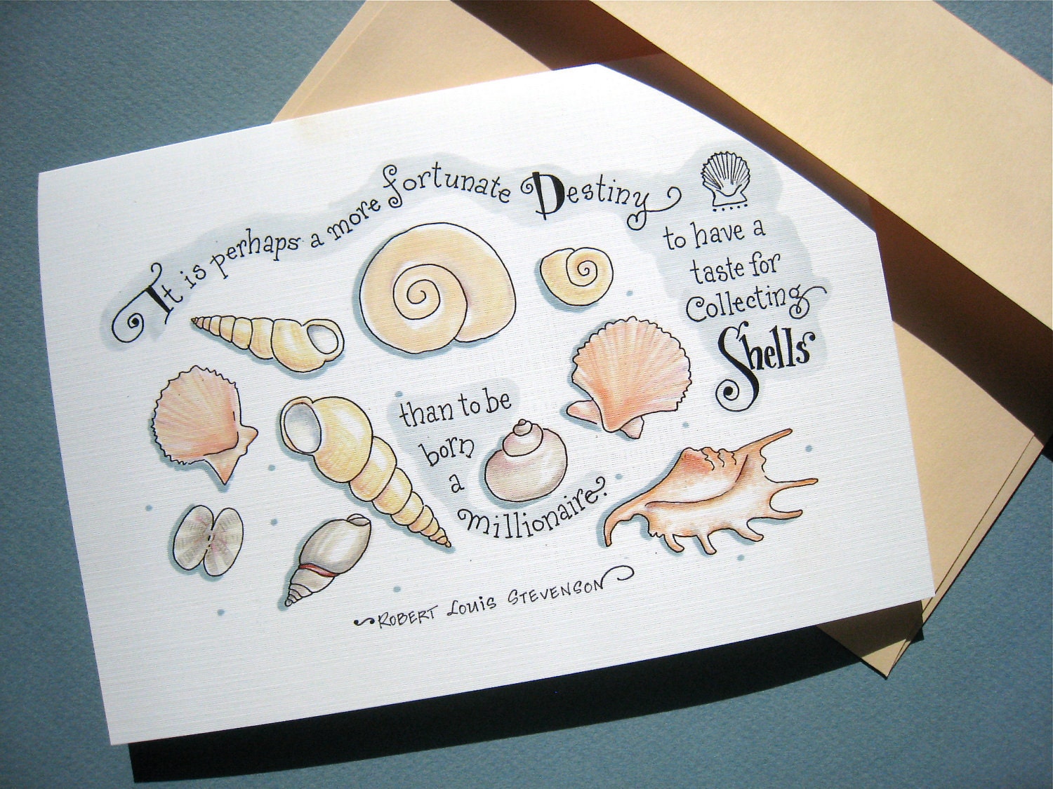 Seashell Card Ideas