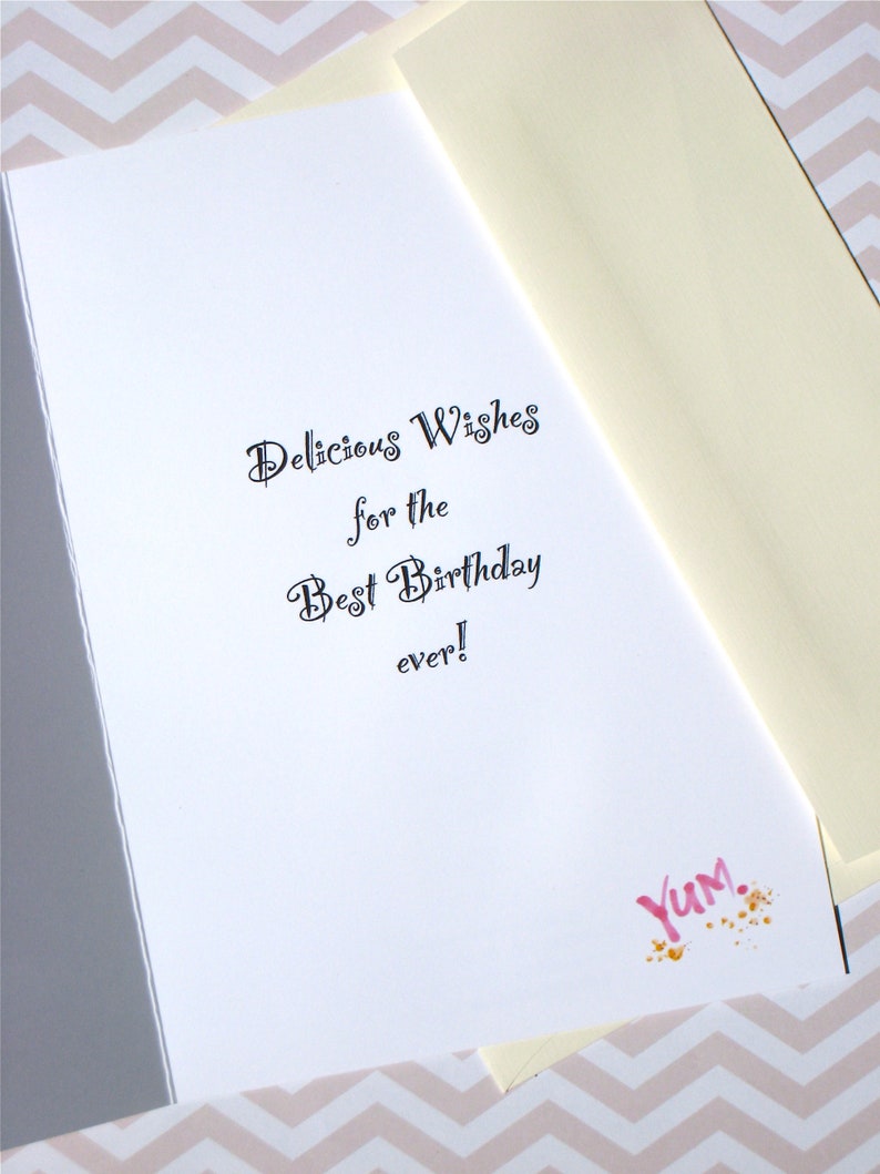 Cake Time Birthday Card Personalized Card Birthday Cake Card Happy Birthday Card image 2