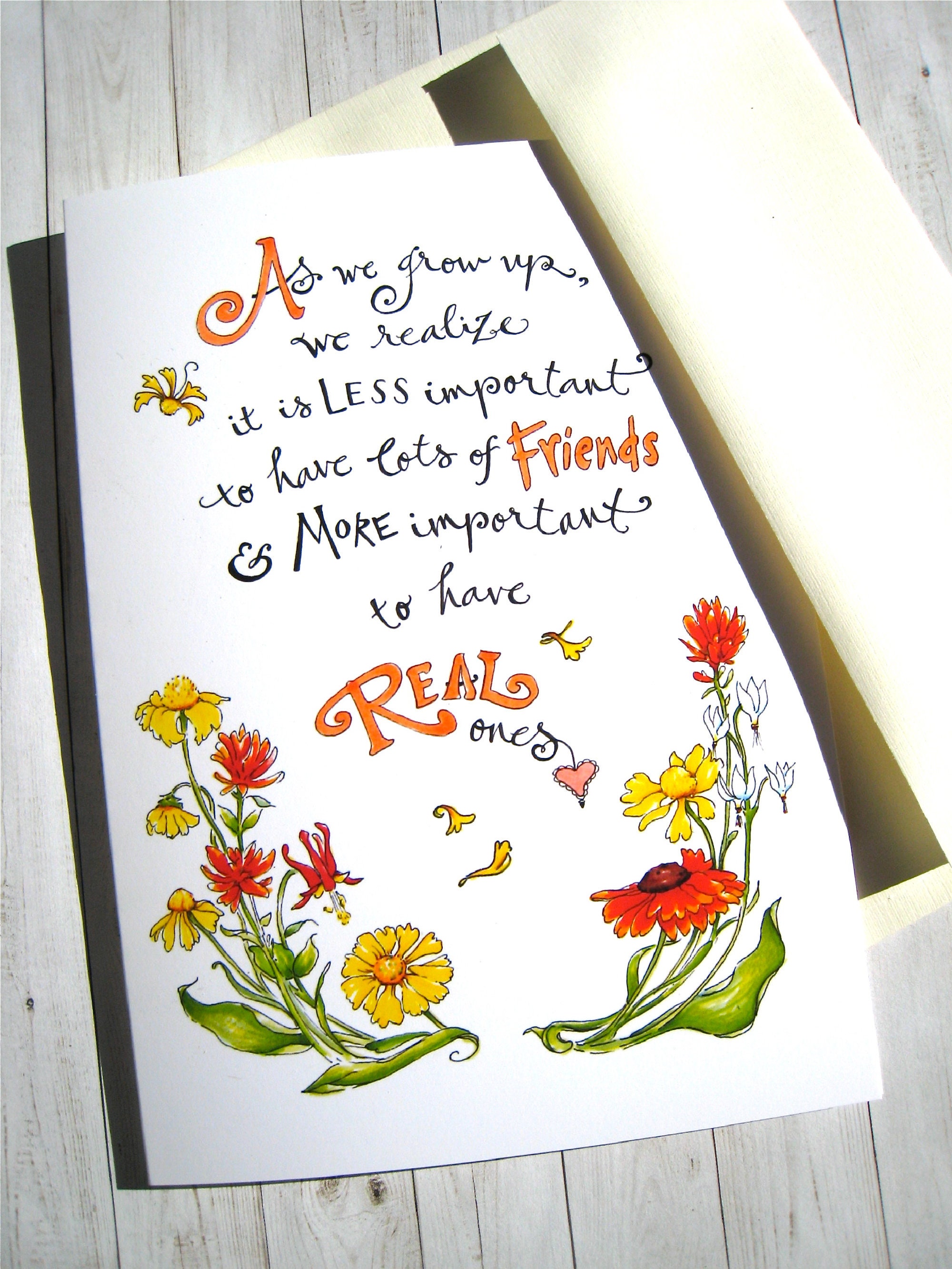Old English Co. Thinking Of You Card For Her - Butterfly Hearts...